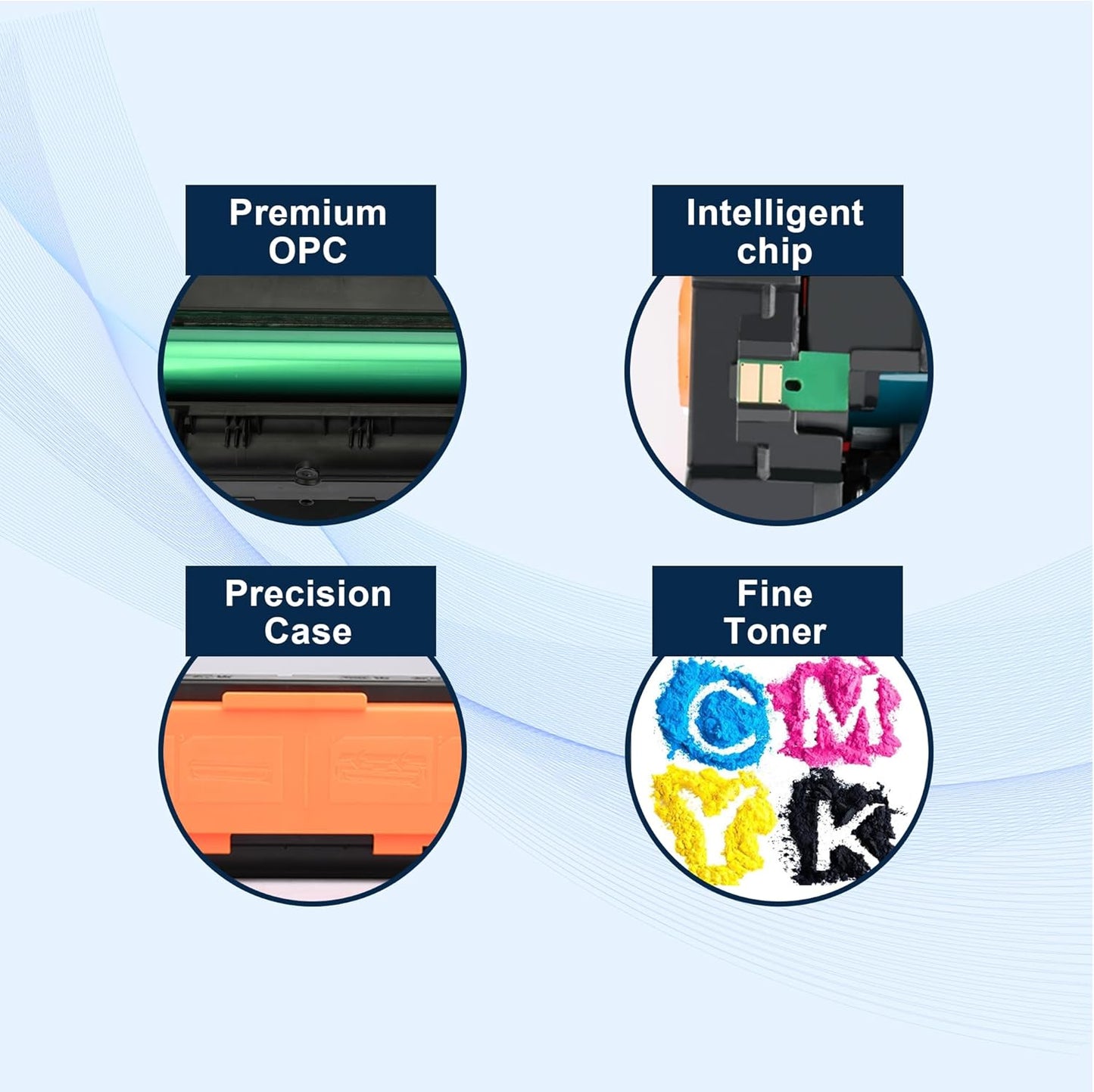 305A 305X Black High-Capacity CE410X Toner Cartridge Replacement for HP Laserjet Pro 400 Color M451dn M451nw M451dw MFP M475dw M475dn Pro 300 M375nw (2 Pack)