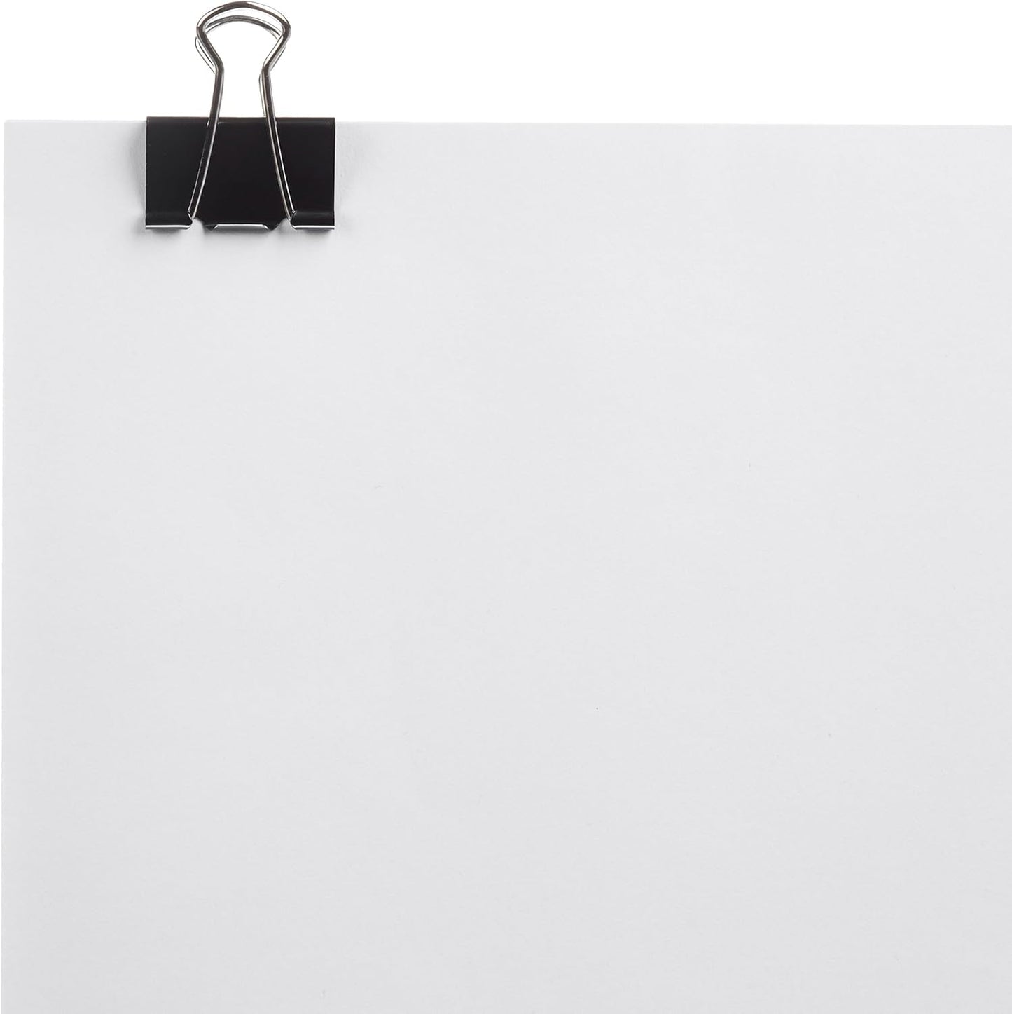 Amazon Basics Binder Paper Clips, Medium Clip (Small Box), 24 Count, 2 Pack of 12, Black