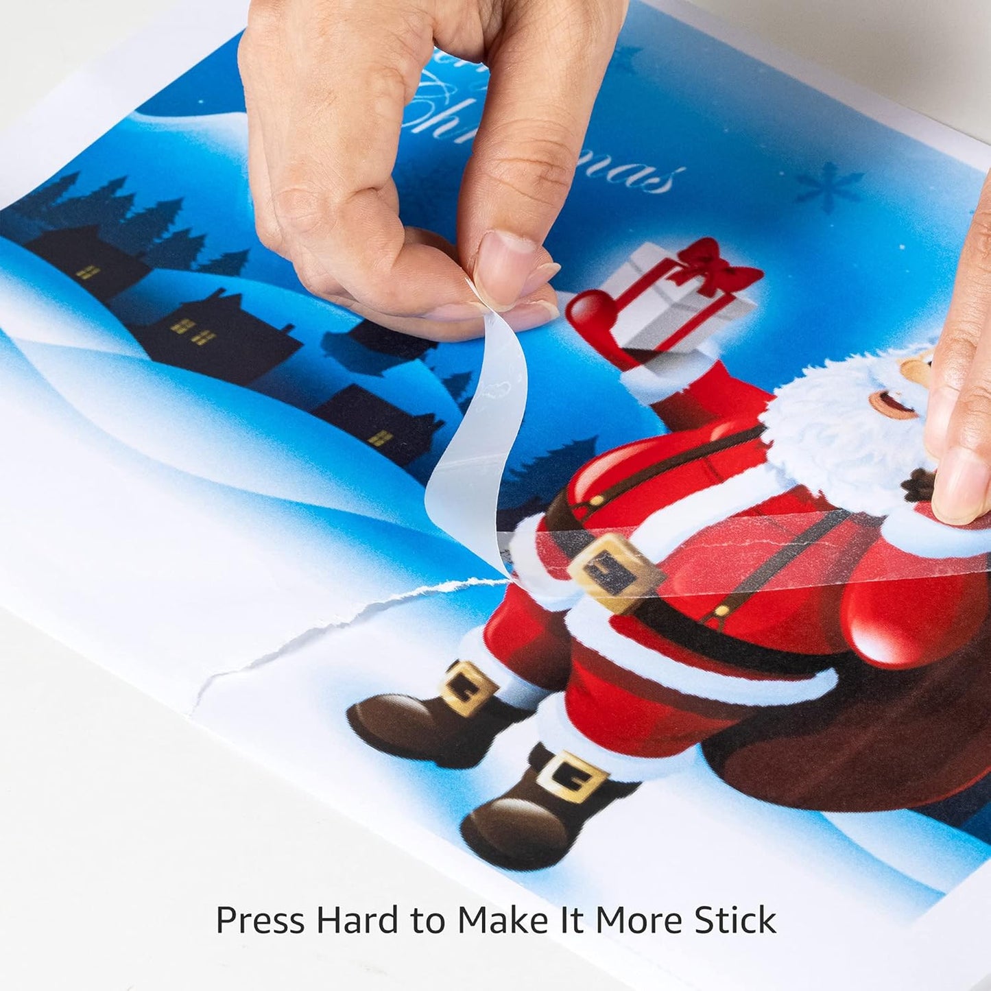 Amazon Basics Tape Dispenser with Refill Rolls - 3/4" x 650" (18 yds), 6 Pack, Matte Finish