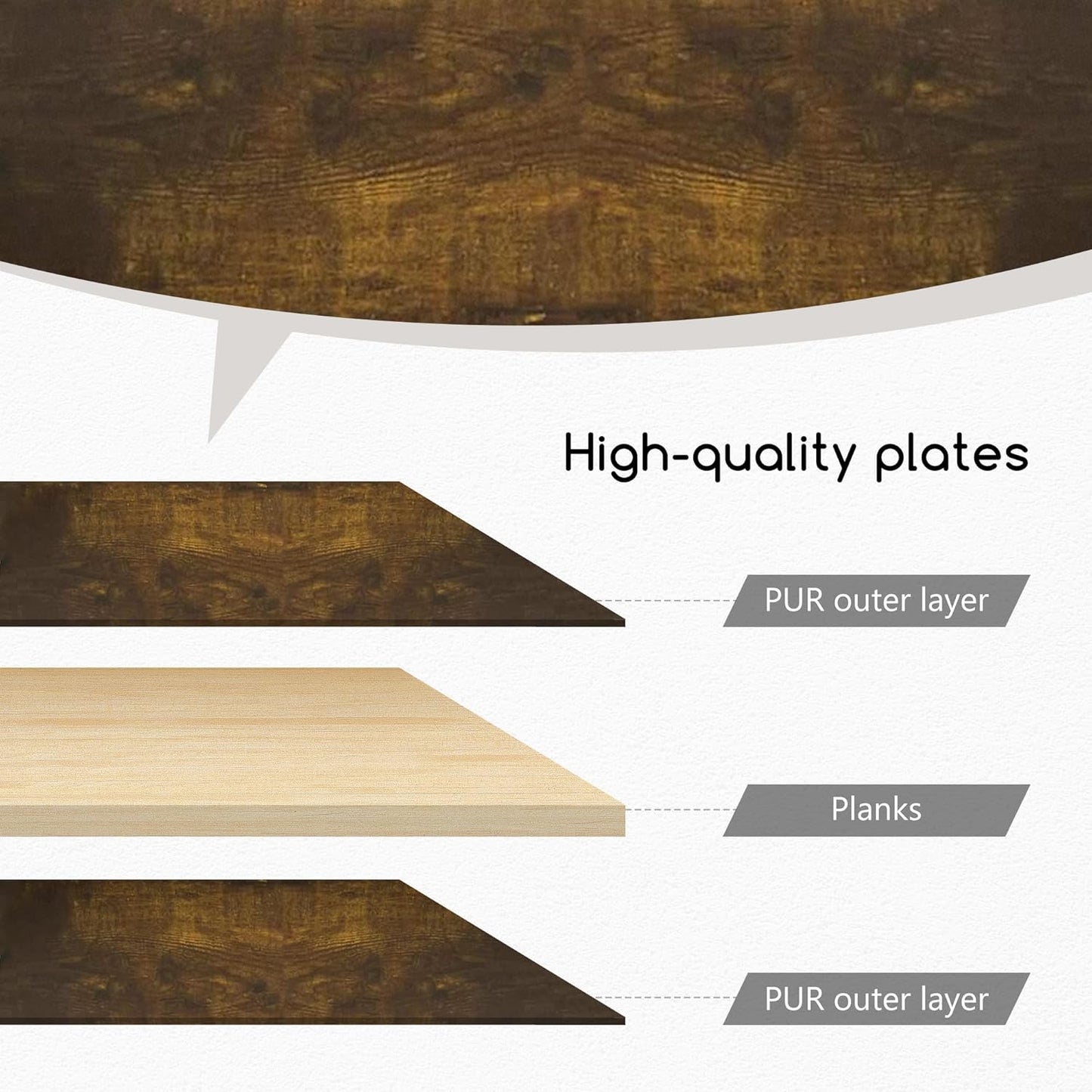 Jerry & Maggie Desktop Organizer Office Storage Rack Adjustable Wood Display Shelf Free Style Double H, Multi-Functional Mini Bookshelf for Desk Natural Stand (Natural Wood Tone)