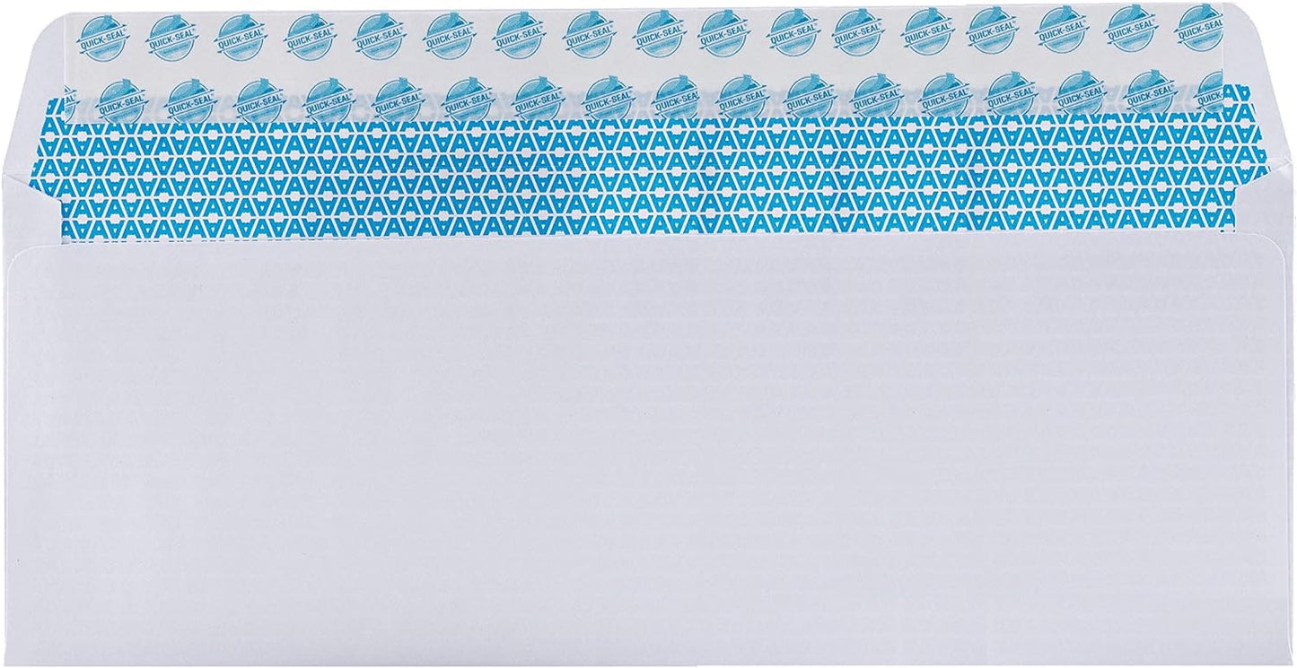 Aimoh 250#9 Custom Printed Courtesy Reply Mail Self-seal Security Envelopes - Personalized with Logo and/or Return Address - Self-seal Closure, 3-7/8 x 8-7/8 Inches, 250 Count (7-30138-250)