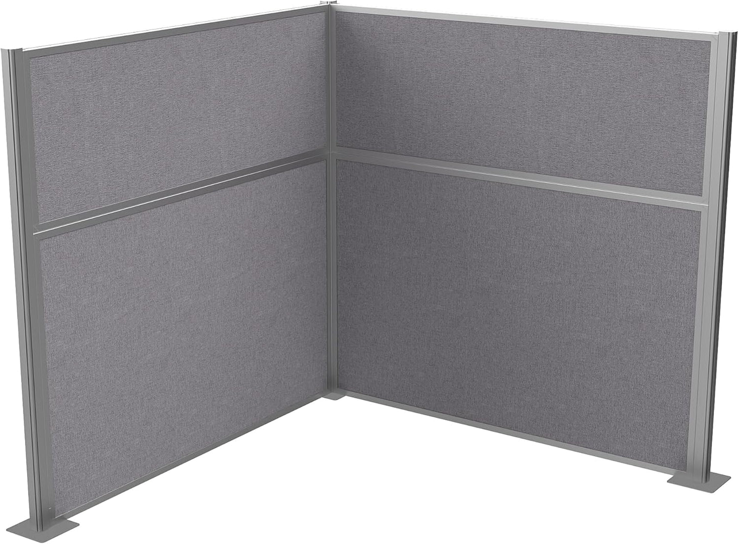 Versare Hush Panel Cubicle Kit | Workstation Partition Walls | Sound Dampening Cubicle Walls | Partitions for Desks