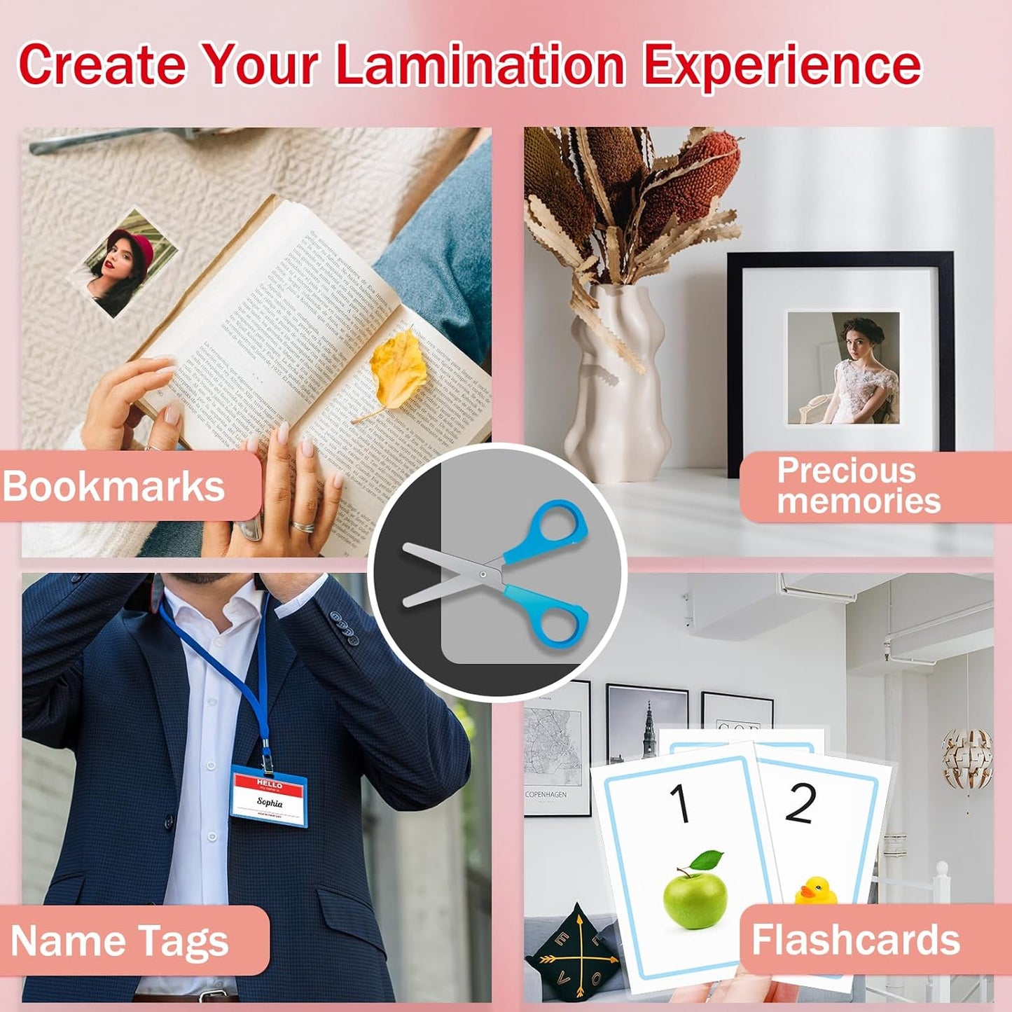 100Pack Legal Size Laminating Sheets 9x14.5inches Thermal Laminating Pouches for Extra Protection 5 Mil Clear Laminator Sheet