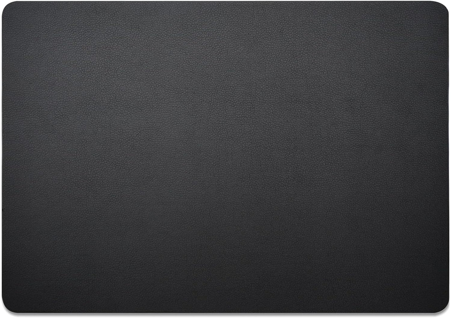 Nekmit Leather Desk Blotter Pad 17 x 12 Inches, Flat, Non-Slip, Waterproof, Black