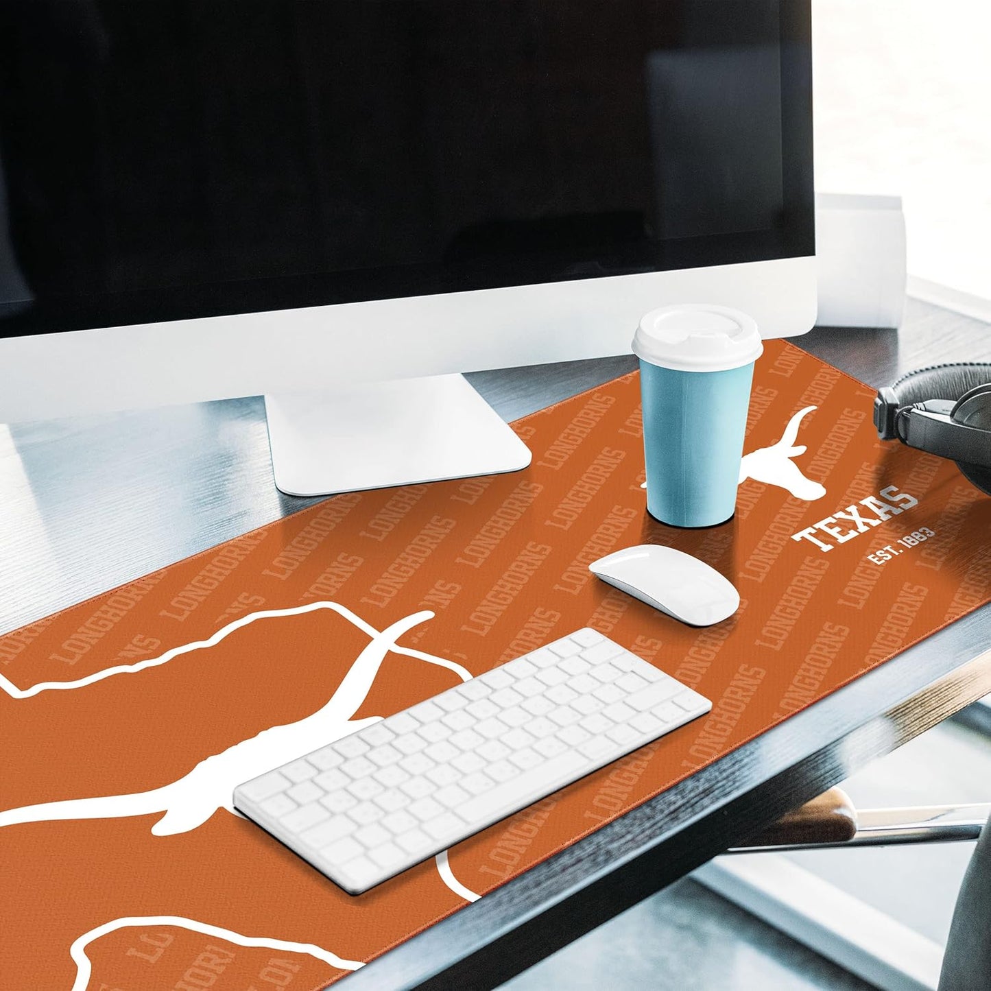 YouTheFan NCAA Texas Longhorns Logo Series Desk Pad