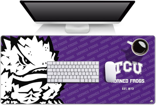 YouTheFan NCAA TCU Horned Frogs Logo Series Desk Pad