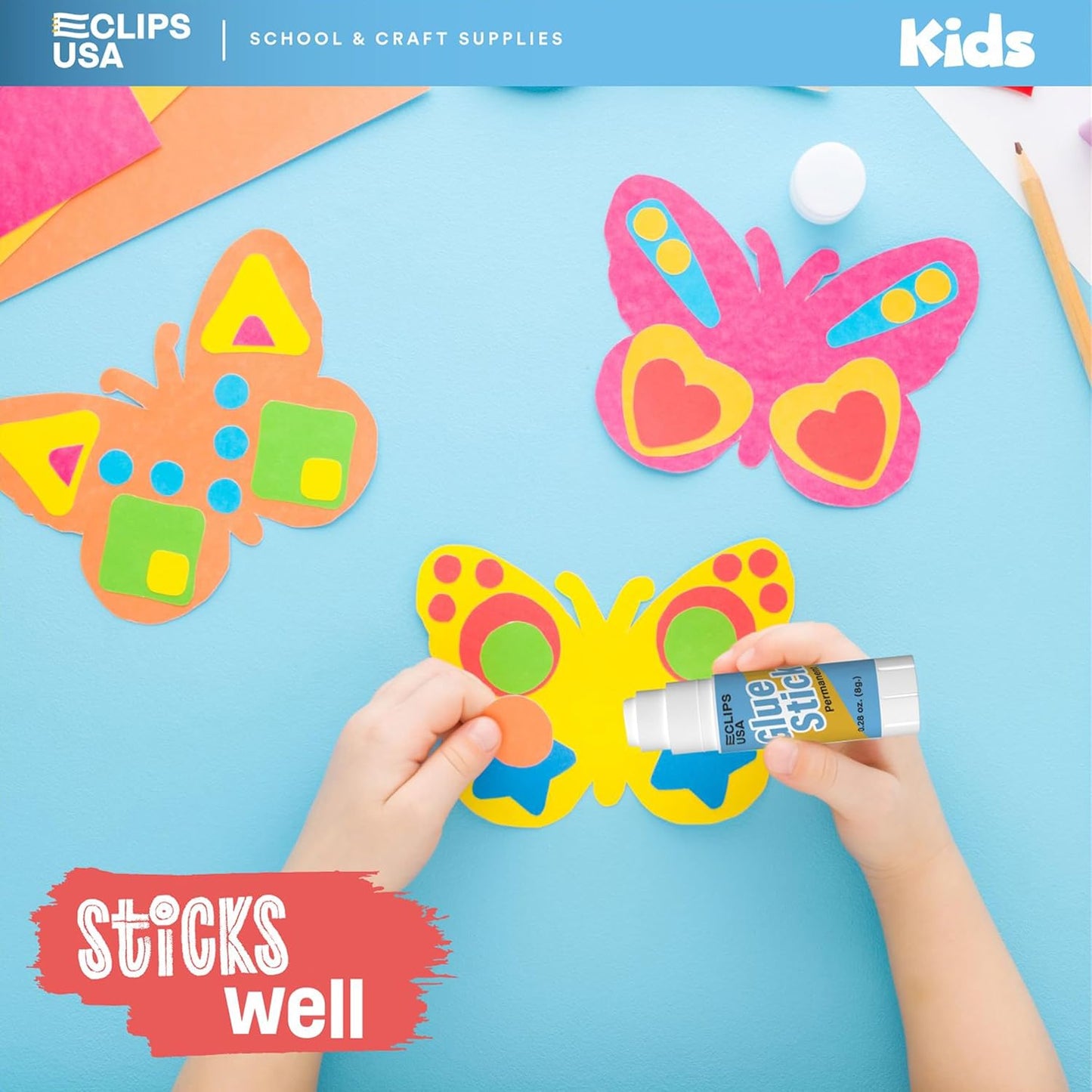 Glue Sticks Bulk (500 Pack), Washable Glue Sticks for Kids, Craft Glue for School Supplies, .28 oz, 8 Grams (500 Pack)