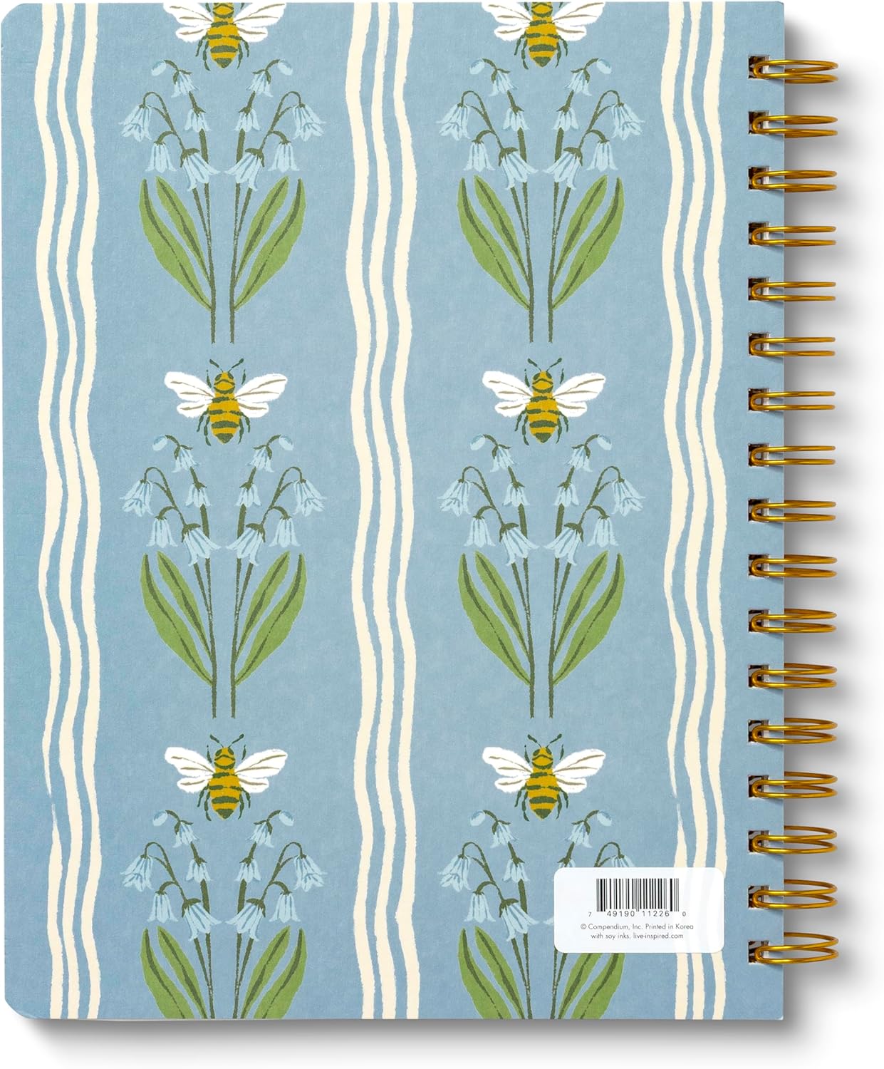 Compendium Spiral Notebook — Joy Is Handmade. — A Designer Spiral Notebook with 192 Lined Pages, College Ruled, 7.0" W x 9.25" H