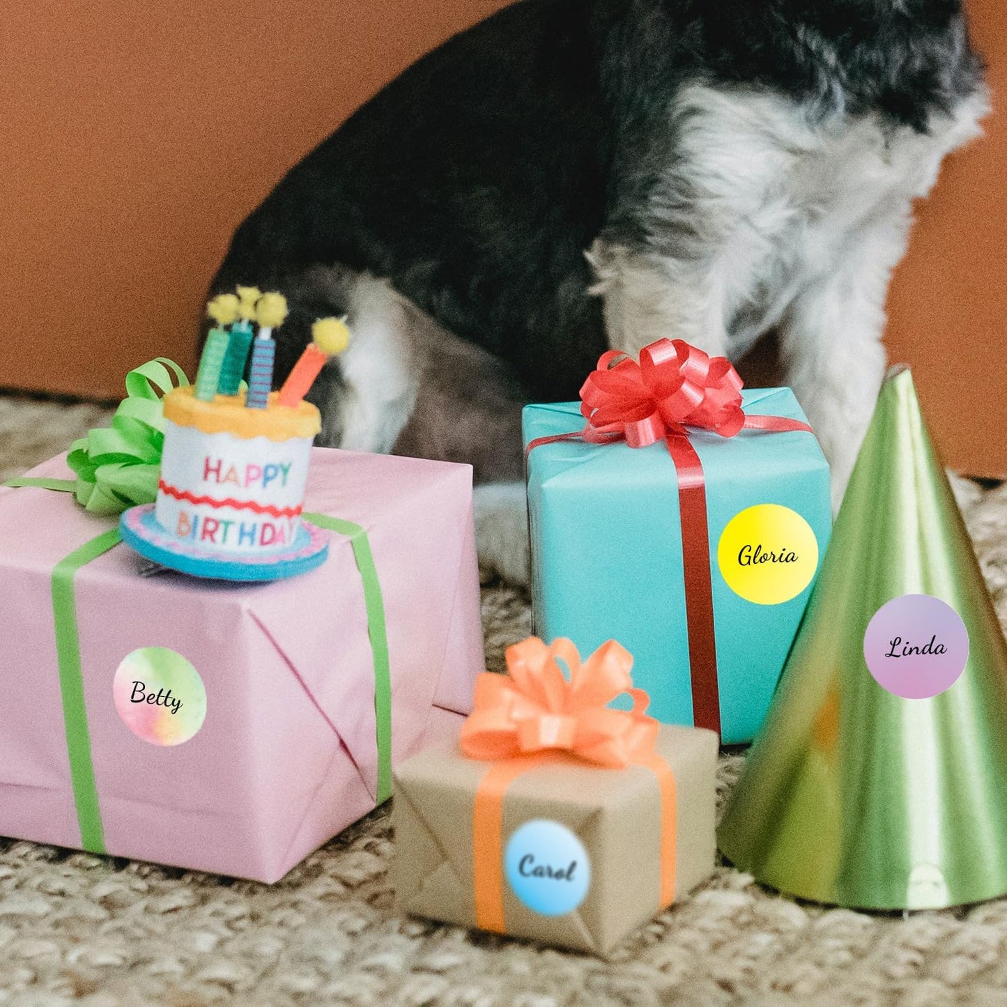 Yellow Round Thermal Sticker Labels - 1.5 Inch, Self-Adhesive, Multi-Purpose with Perforation Line (500 Labels, 1 Roll)