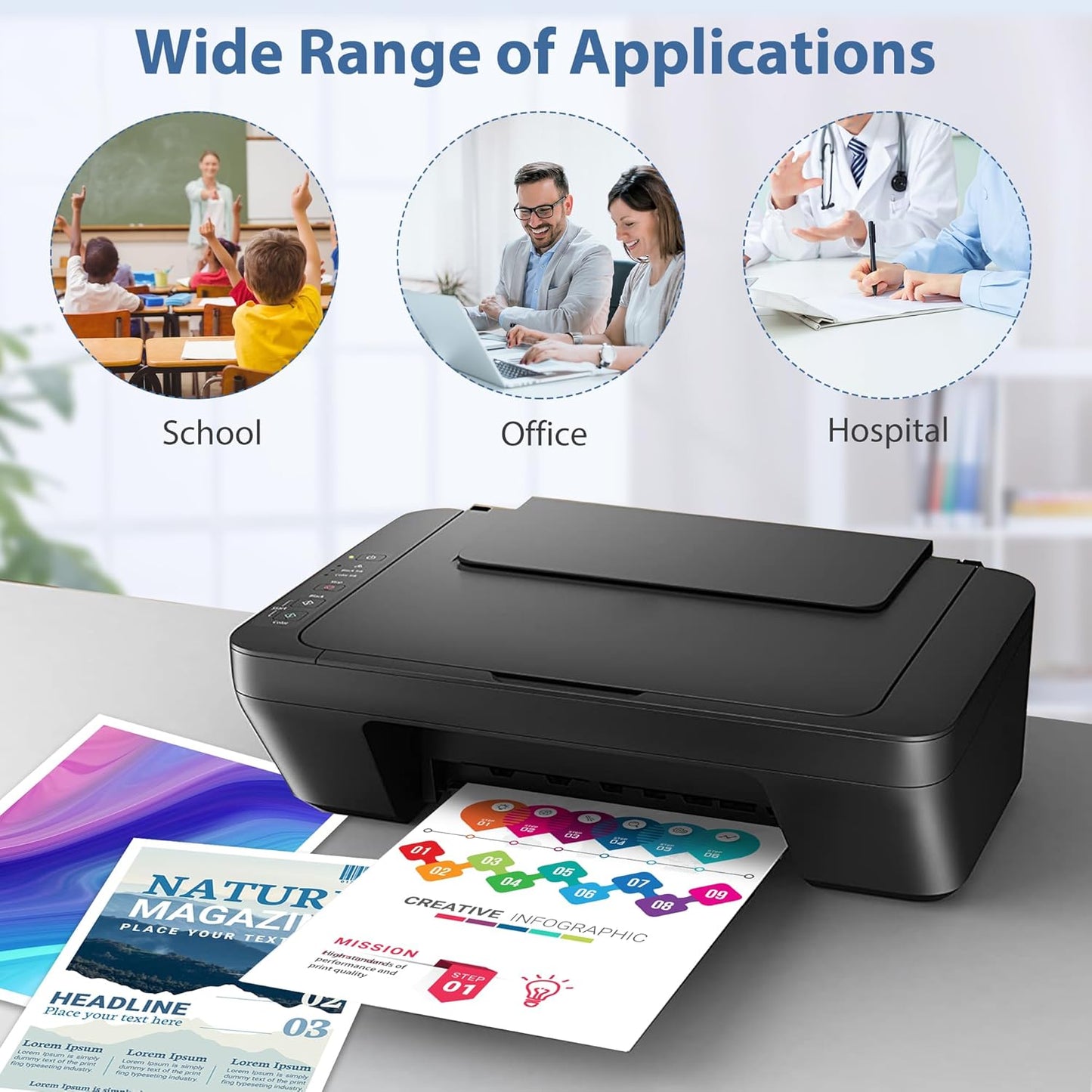 410X Toner Cartridges Compatible for HP Color Laser Jet Pro M452 Series Reaplacement for HP410X 410A Set High Yield with MFP M377dw M477fdn M477fnw M477fdw Printers (4-Pack Black/Cyan/Magenta/Yellow)