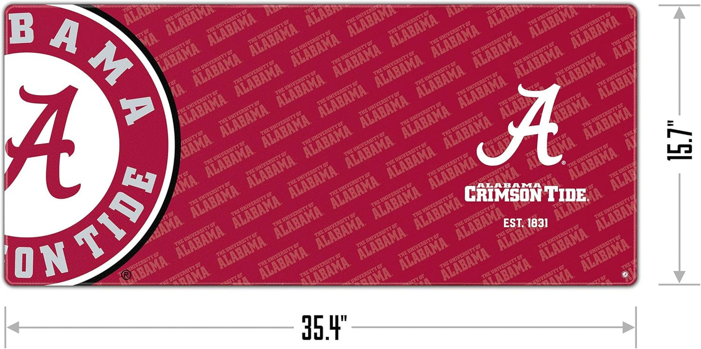 YouTheFan NCAA Alabama Crimson Tide Logo Series Desk Pad