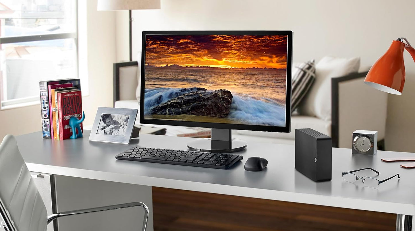 Seagate Expansion 28TB External Hard Drive HDD - USB 3.0, with Rescue Data Recovery Services (STKP28000400)