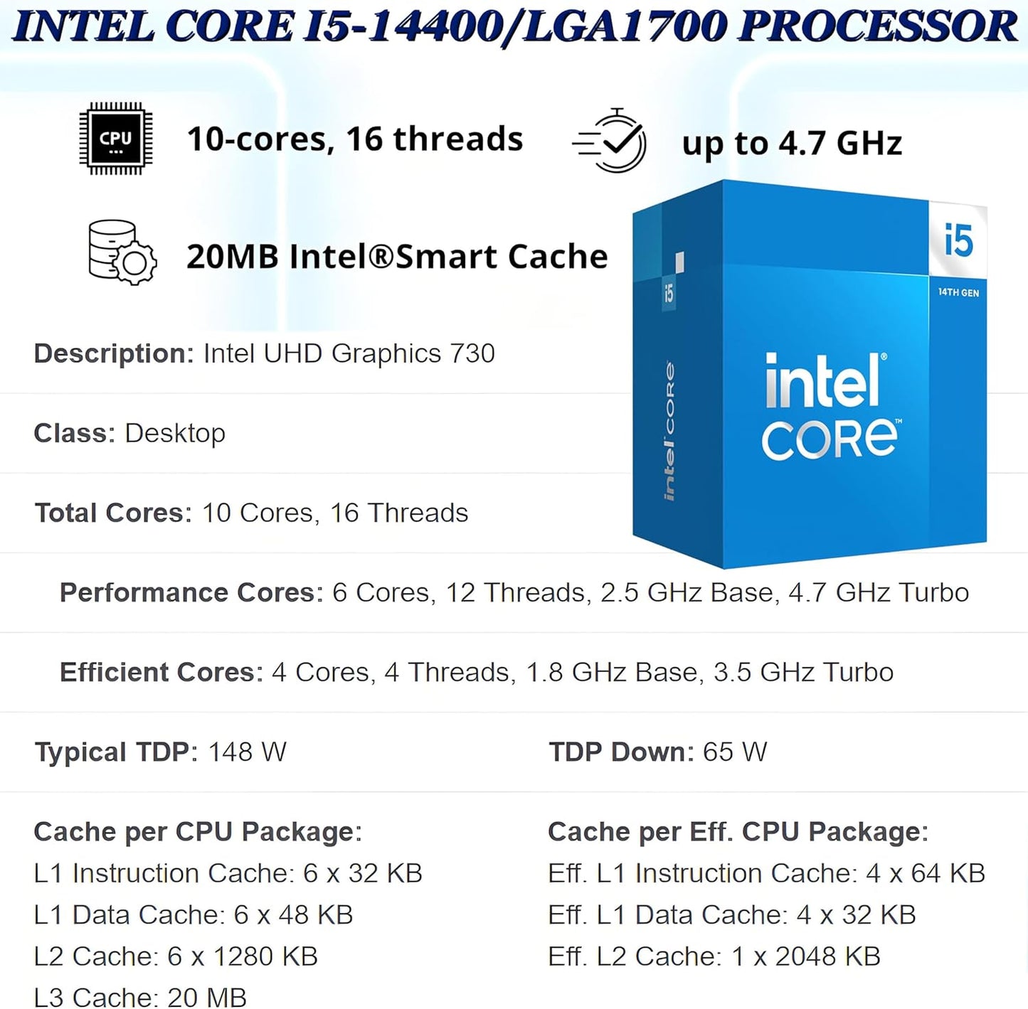 Dell Desktop Computers Tower PC for Home Business Student, 14th Gen Intel Core i5-14400 (Beat i7-13620H), 16GB DDR5 RAM, 1TB PCIe SSD, WiFi Adapter, DisplayPort, HDMI, Type-C, Windows 11 Pro