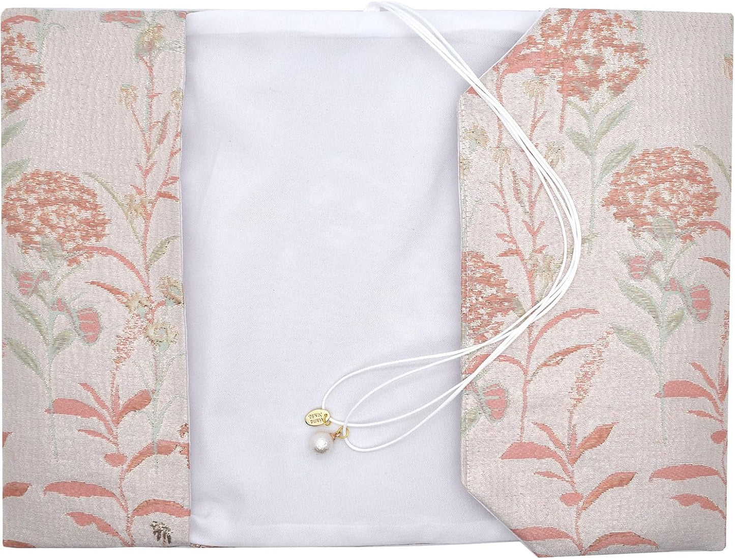 BLBMH A5 Book Covers for Paperbacks Book Cover Fit for 5.5x8.3 inch Adjustable Book Sleeve Cover for A5 Diary Books Fabric Softcover Protector for Notebook - Dandelions Pink