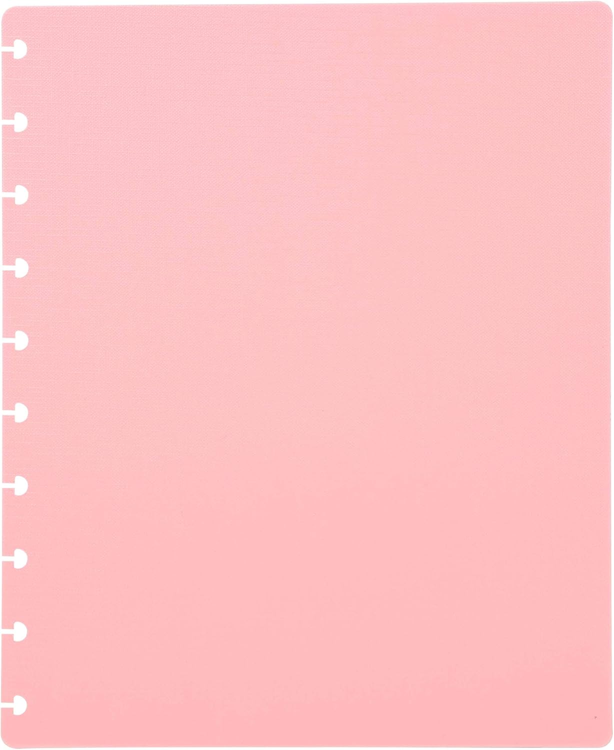 Talia Discbound Notebooks, Planner, Customizable, (Salmon, Midsize (7.5in x 9.75in))
