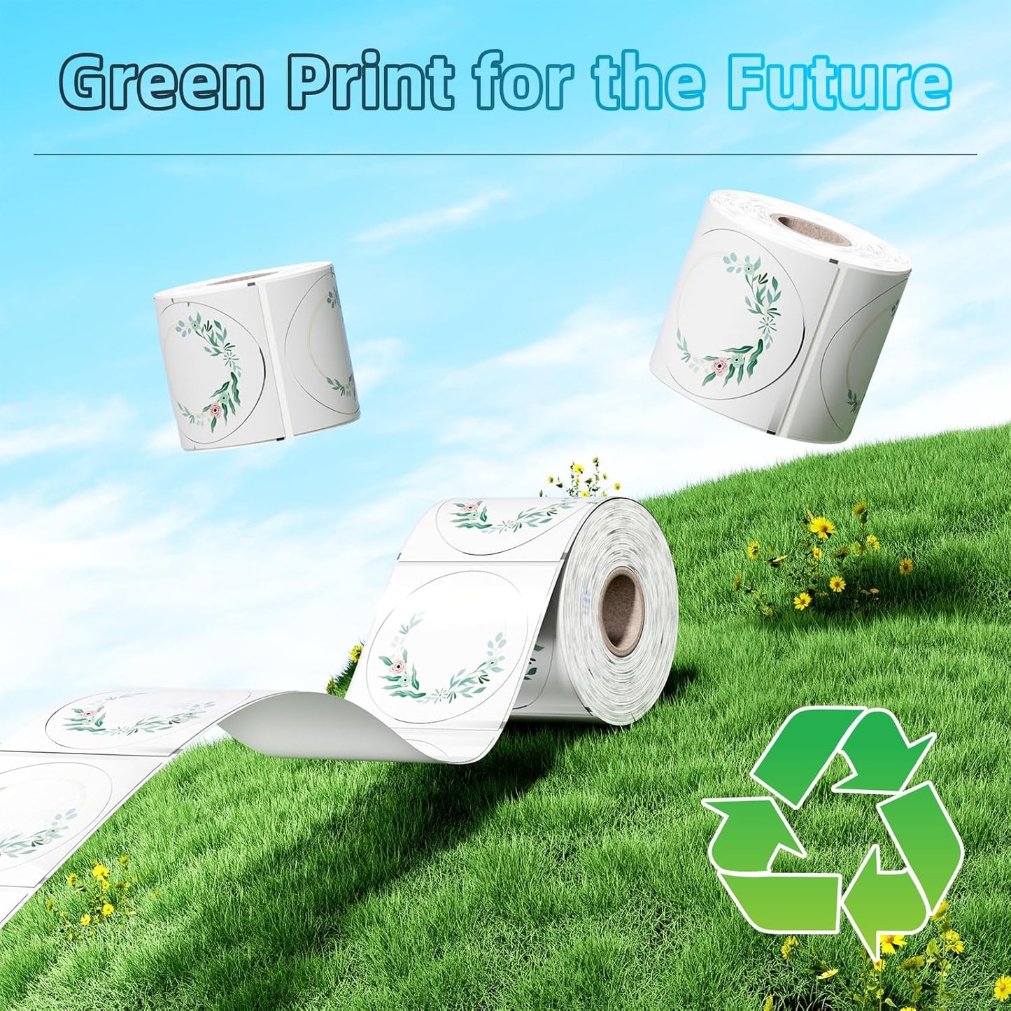 2x2 Round Thermal Labels A