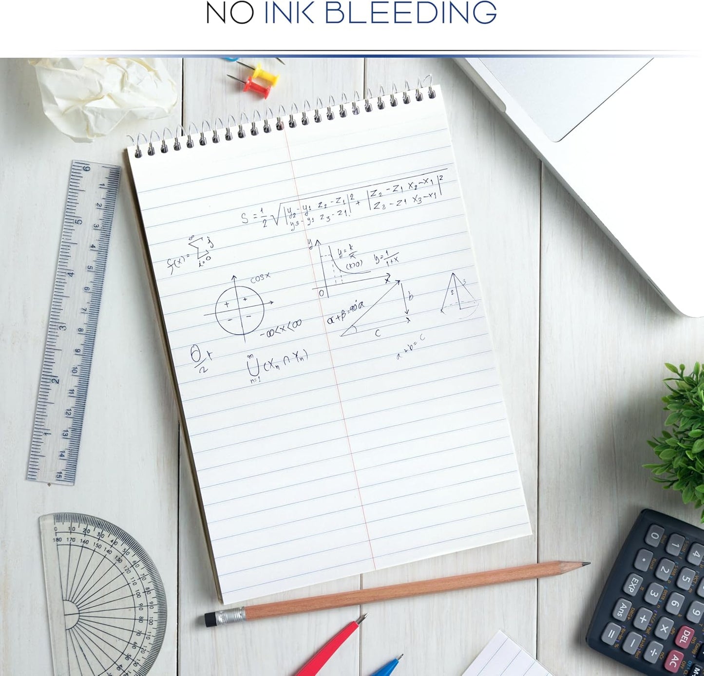 Steno Pads Spiral 6x9-12 Pack Assorted Bright Colors - Perfect for Work, School, and Home Use, Easy Tear-Off Pages, Gregg ruled, White Paper - No Ink Bleeds - 80 Sheets