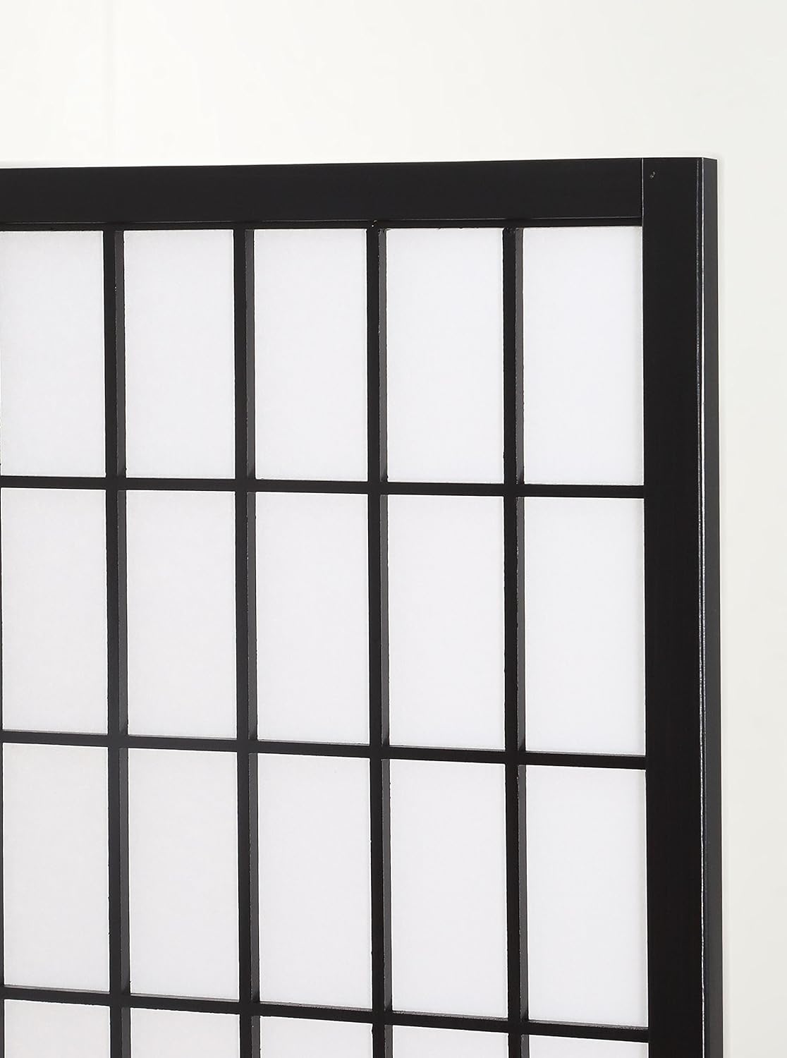 NicBex Room Divider 4 Panel Room Dividers with Oriental Style Partition Room Dividers and Folding Privacy Screens Wall Divider for Home, Office, Room Separation,72" W x 2" D x 72" H, Black