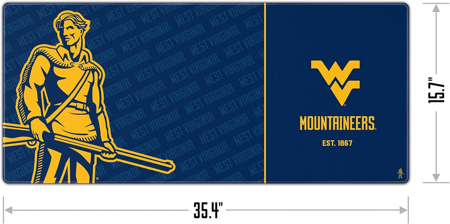YouTheFan NCAA West Virginia Mountaineers Logo Series Desk Pad