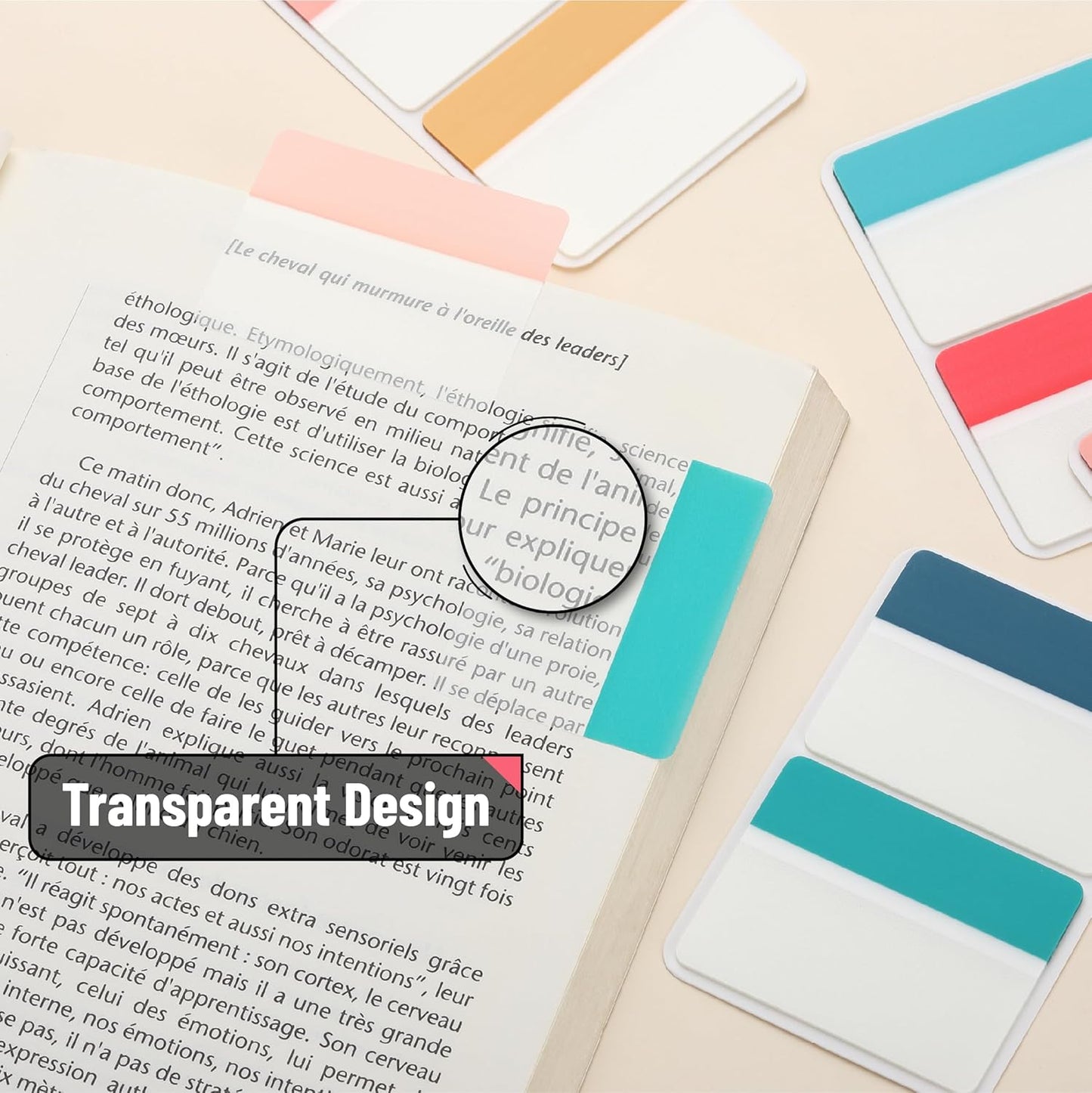 Mr. Pen- Sticky Index Tabs, 500 Pcs, 21 Sets, Colorful Sticky Tabs for Notebooks, Page Markers, Page Tabs for Binders, Page Tabs Sticky Tabs for Books, Notebook Tabs, Book Sticky Tabs for Notebooks