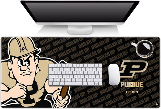YouTheFan NCAA Purdue Boilermakers Logo Series Desk Pad