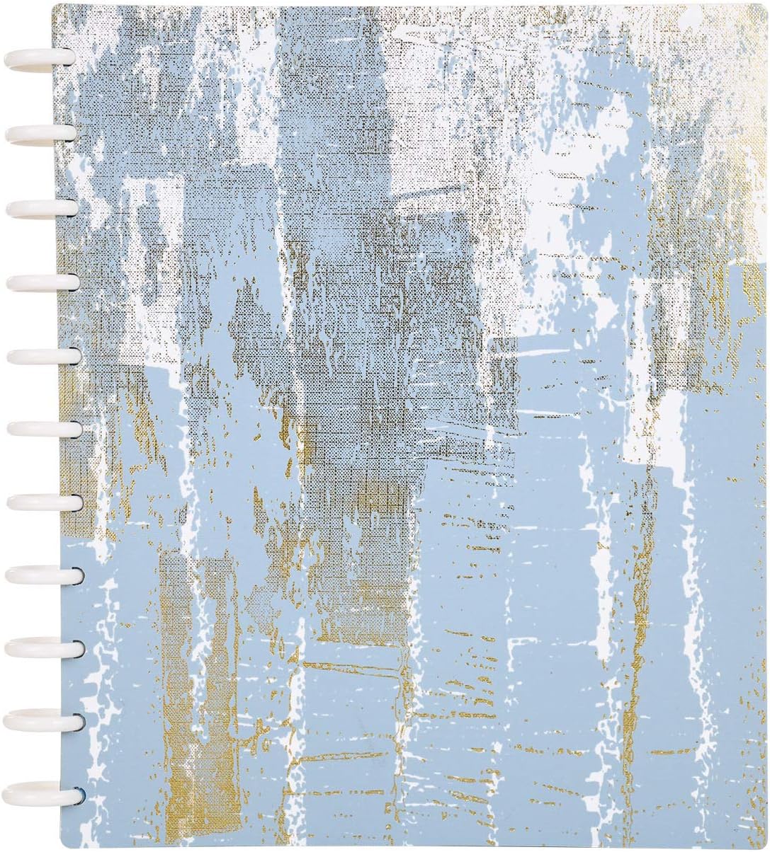 Talia Discbound Notebooks, Planner, Customizable, (xLuxe 2 Sky, Letter (8.5in x 11in))