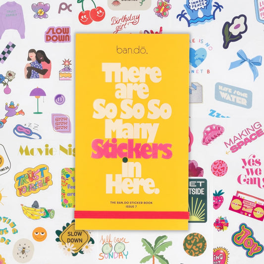 ban.do Sticker Book with Over 700 Assorted Stickers and 35 Sheets with Fun/Colorful/Aesthetic Pack for Scrapbooking Planners or Journals, Issue 7