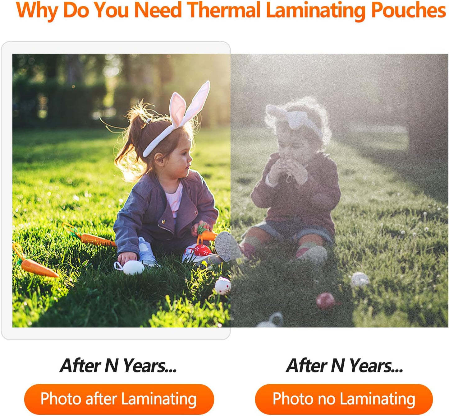 Thermal Laminating Pouches, 9 x 11.5 Inches Laminating Sheets, 3 mil Thick Laminate Sheets, 1000 Pack,Clear