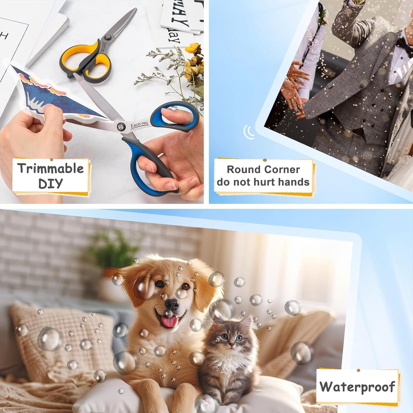 Clear Thermal Laminating Pouches 3mil Letter Size Plastic Laminator Sheets 9 x 11.5 Inch (1500 Pack)