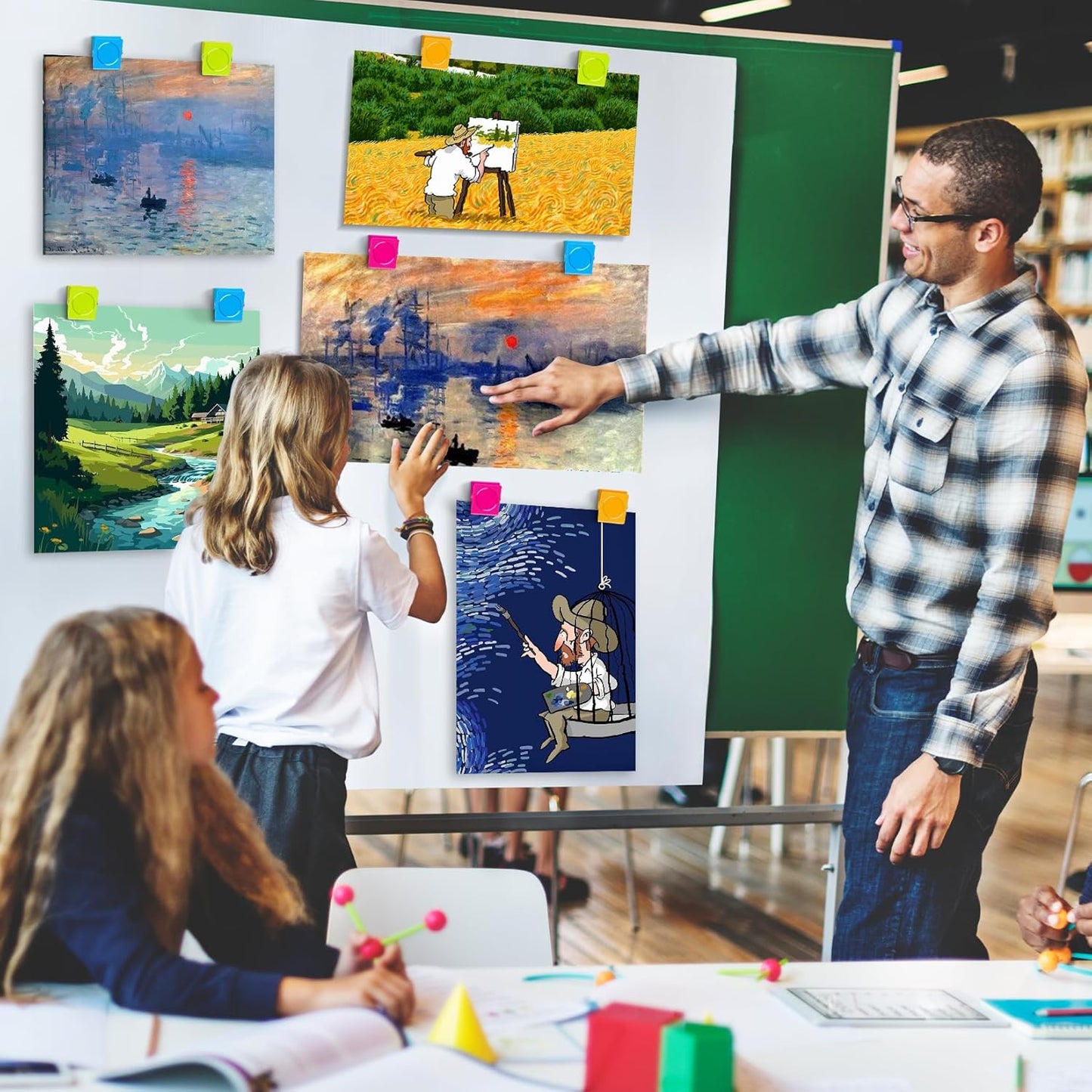 Grtard 8 Pack Magnetic Clips Heavy Duty, Colorful Strong Fridge Magnet Clips Heavy Duty, Metal Magnet Clips for Fridge, Clip Magnets, Magnetic Clips for Refrigerator, Locker, Whiteboard, Home, Office