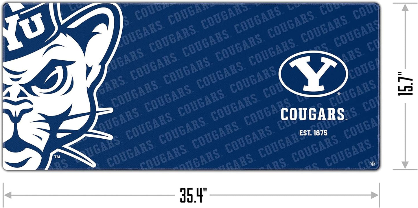 YouTheFan NCAA BYU Cougars Logo Series Desk Pad