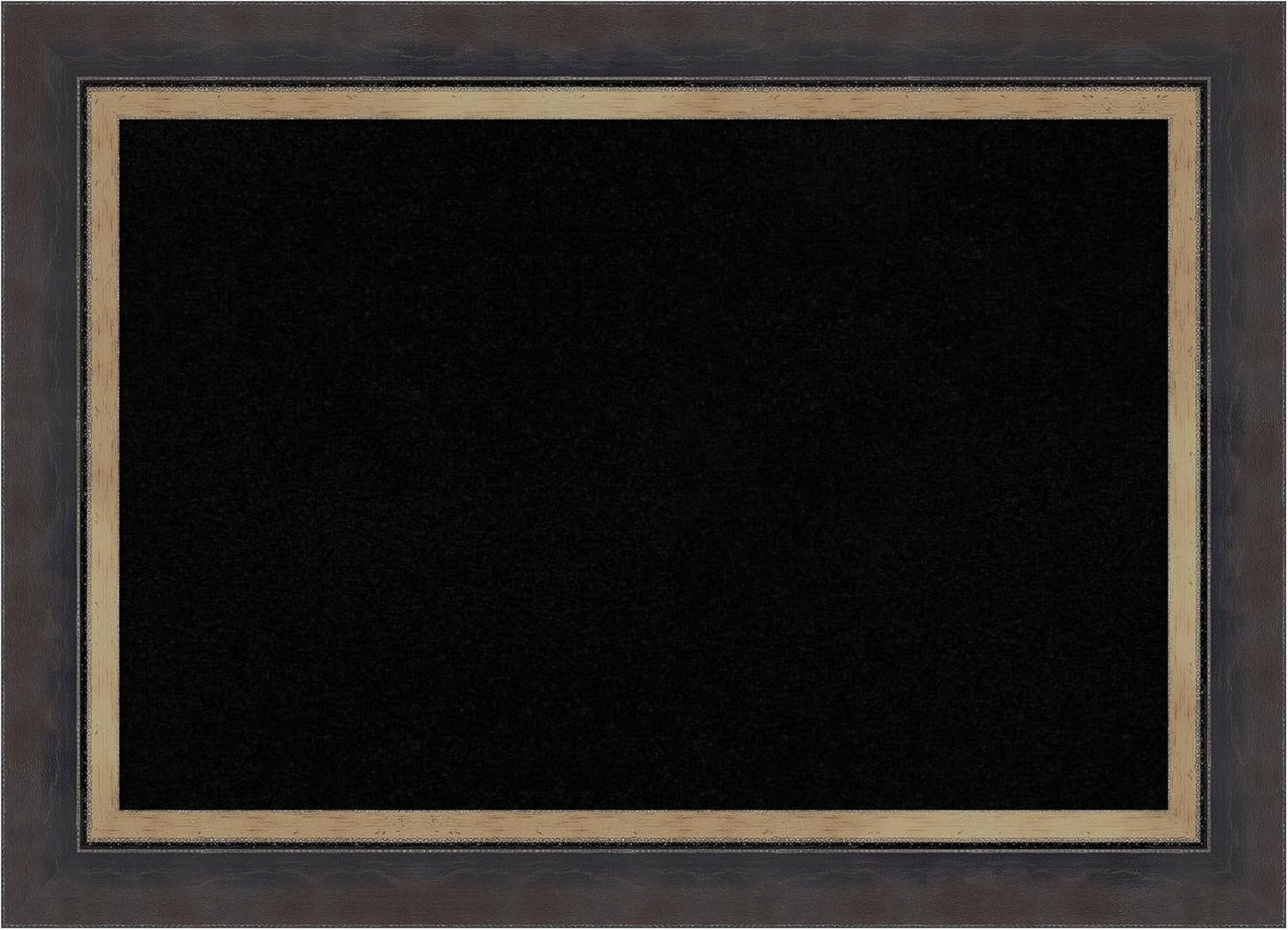 Amanti Art Black Cork Board for Wall, 21x29 Vision Board with Black Wood Frame, Medium Corkboard Office Decor for Home Organization, Casual Corkboard Pinboard to Display Items for Home Organization