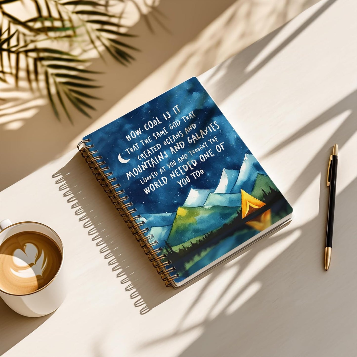 YOU FOUND ME Bible Journal, A5 Spiral Christian Bible Journal Notebook, How Cool Is It That the Same God, Inspirational Bible Verse Gift for Women Men Birthday Christmas