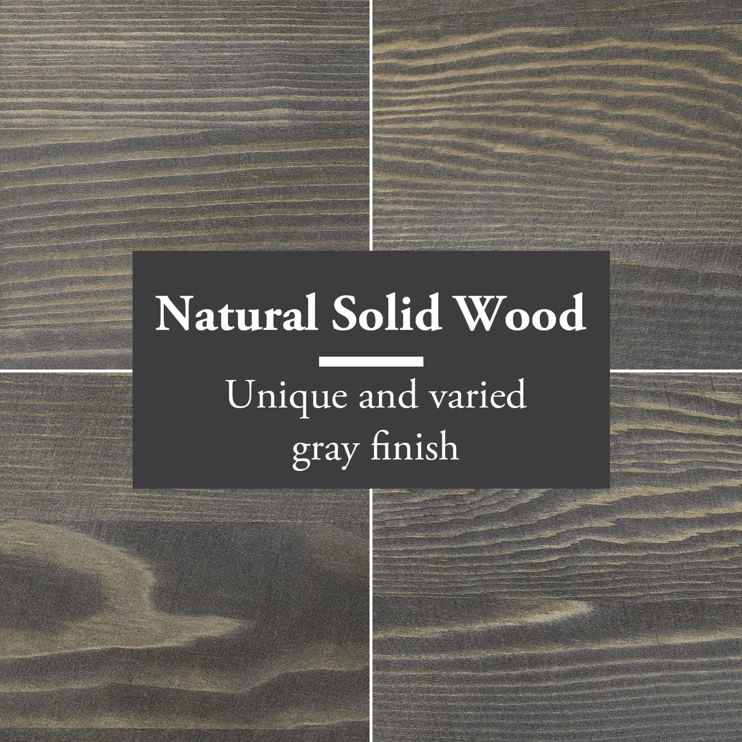 MyGift Barnwood Gray Wood Desktop Bookshelf Organizer, Expandable Adjustable Display Shelf Book Rack