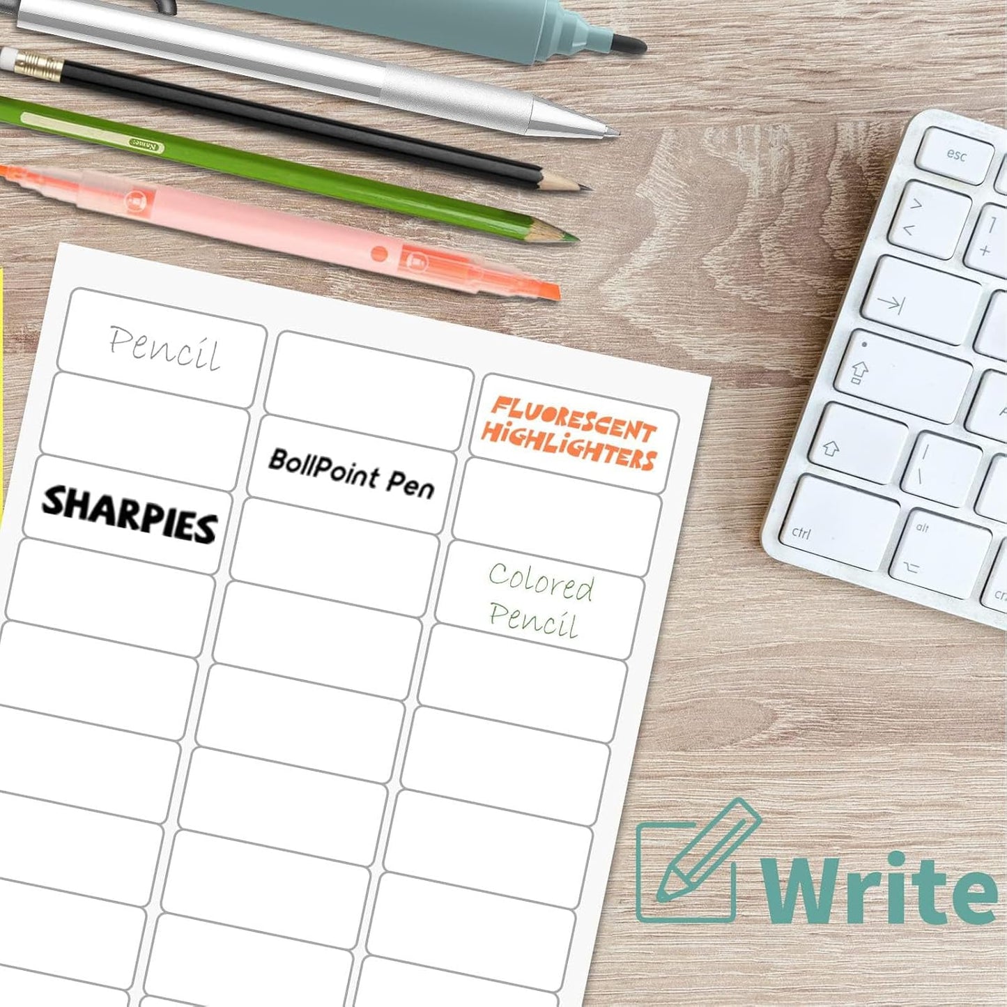 30 up Labels 1" x 2-5/8" Shipping Address Labels, FBA Barcode Tags, 3000 Sheets 30 Per Page Mailing Labels for Laser/Inkjet Printers (90000 Labels)