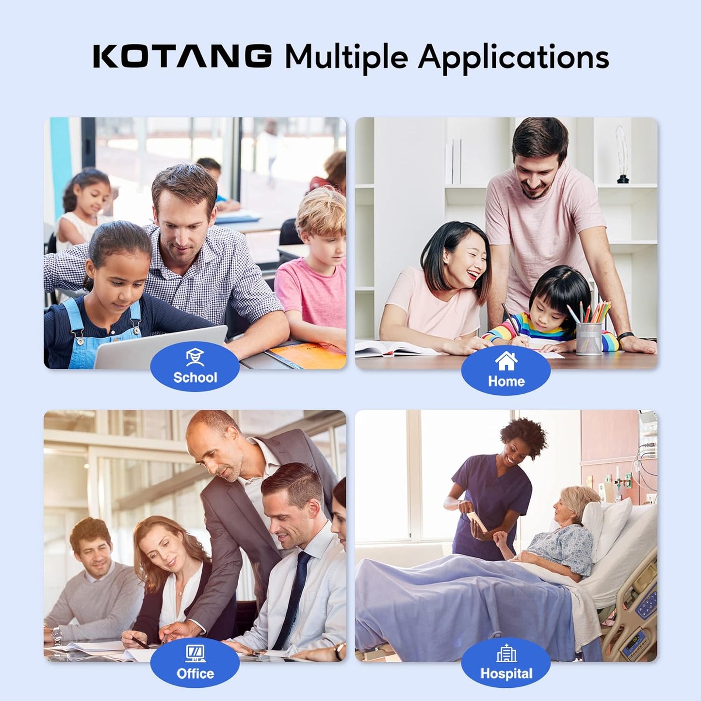 LC401XL Ink Cartridge Replacement for Brother LC401XL Ink Work with MFC-J1170DW J1010DW J1012DW Printer (Black, Cyan, Magenta, Yellow, 4 Pack)