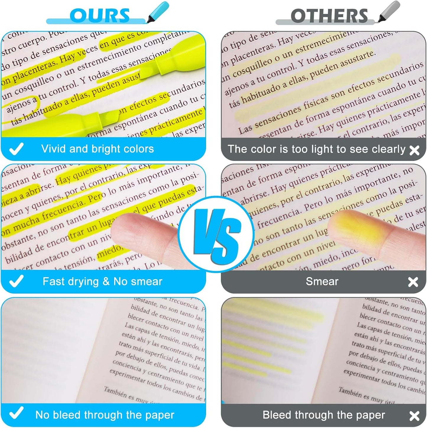 Duchong 108 Yellow Highlighters, Chisel Tip Dry-Quickly Bluk Highlighter Markers, Highlighter Bright Colors for Adult Kids, Office Classroom Must Have, School Supplies for Teachers