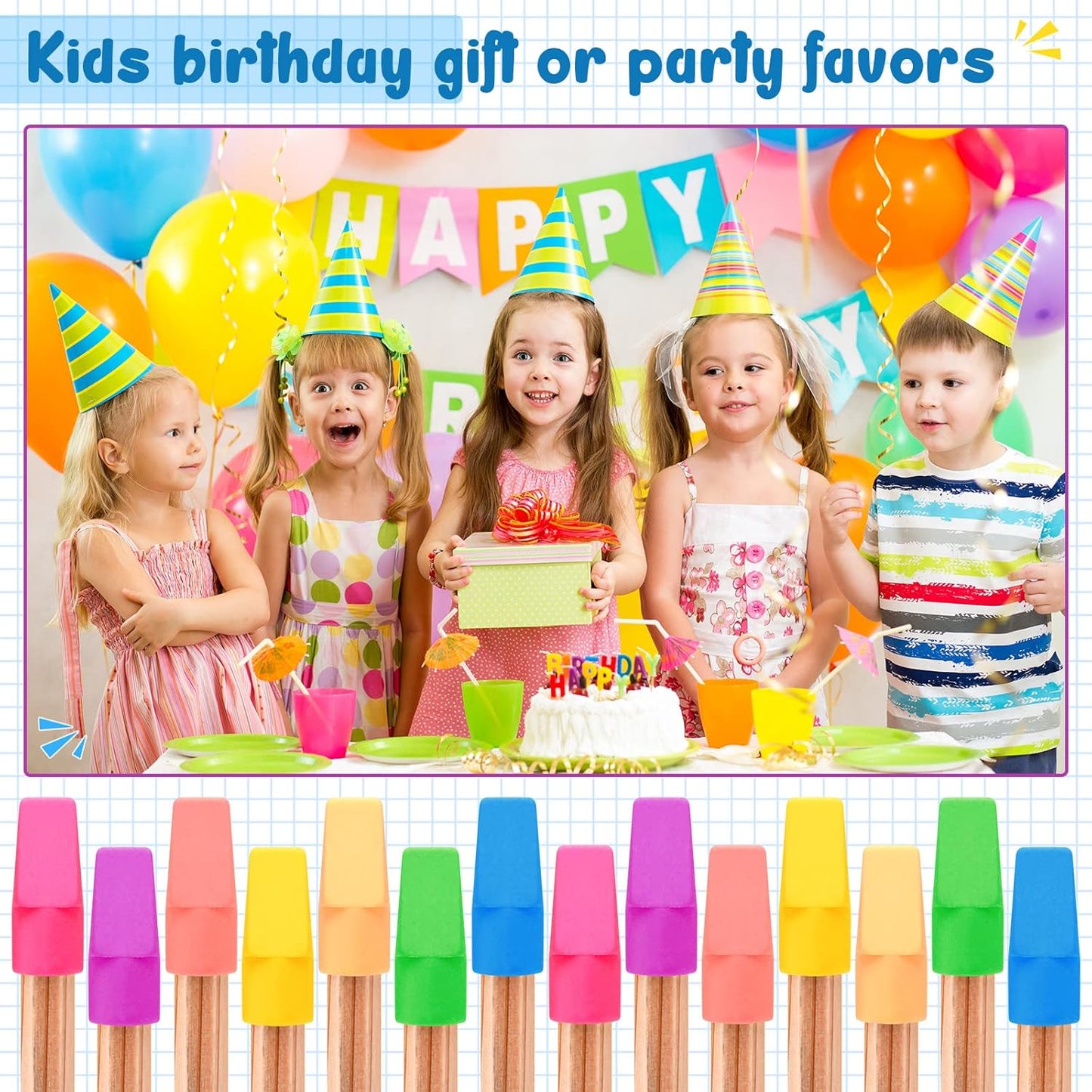 Sherr 2000 Pcs Cap Erasers for Pencils Assorted Colored Pencil Top Erasers Arrow Shaped Pencil Erasers Toppers Pencil Toppers Eraser Tops for Pencils for Kids Teachers School Classroom Home Supplies