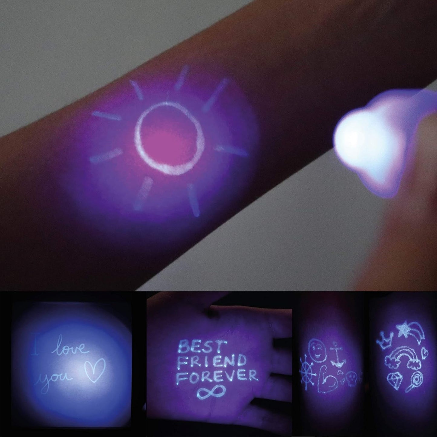 BONNYCO Invisible Ink Pen and Notebook, Pack of 16 Party Favors for Kids Birthday | Spy Pen Party Supplies, Pinata Stuffers, Prizes for Kids | Magic Pen Birthday Party Favors, Prizes for Students