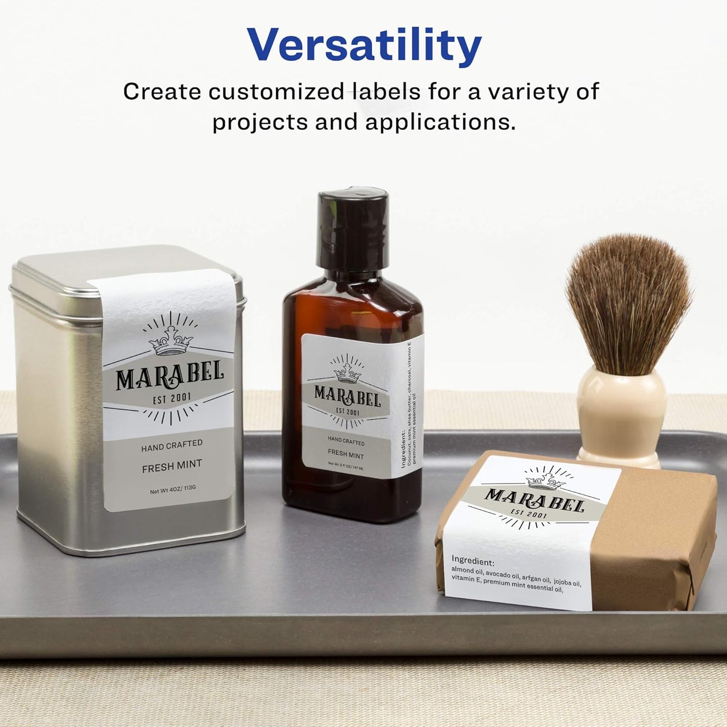 Avery Matte White Rectangle Labels, Sure Feed Technology, 2" x 4", 1,000 Matte White Printable Labels