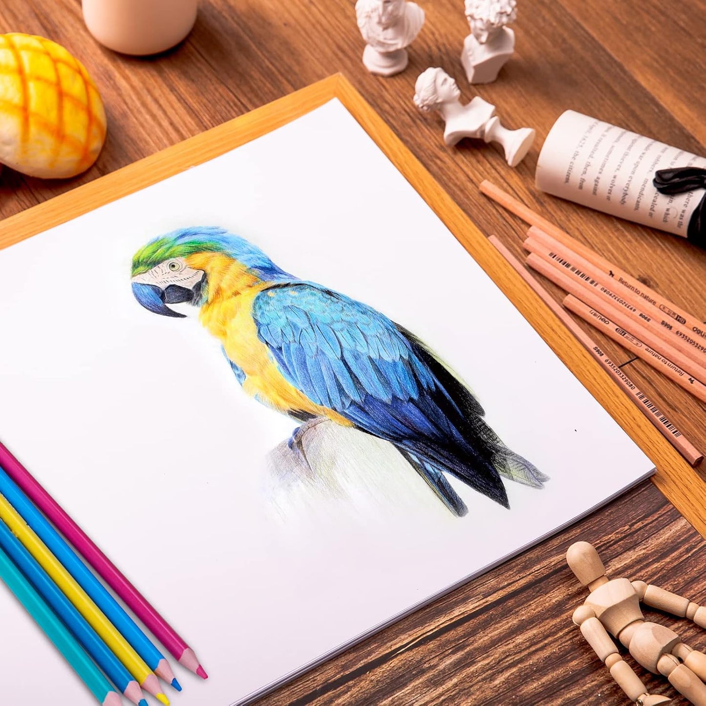 24 Sheets White Cardstock 8.5 x 11 Thick Paper, Goefun 80lb Card Stock Printer Paper for Invitations, Menus, Wedding, DIY Cards