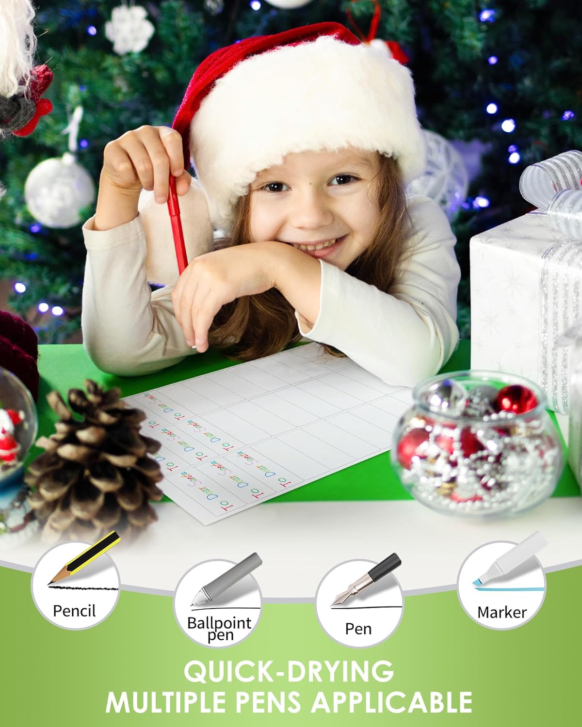 Shipping Label Return Address Mailing Stickers Paper 1" x 2-5/8" for Inkjet Printer 5160 5260 8160 Printing Printable Easy to Peel to Write on Envelope Blank Matte White 8.5 x 11, 100 Sheets