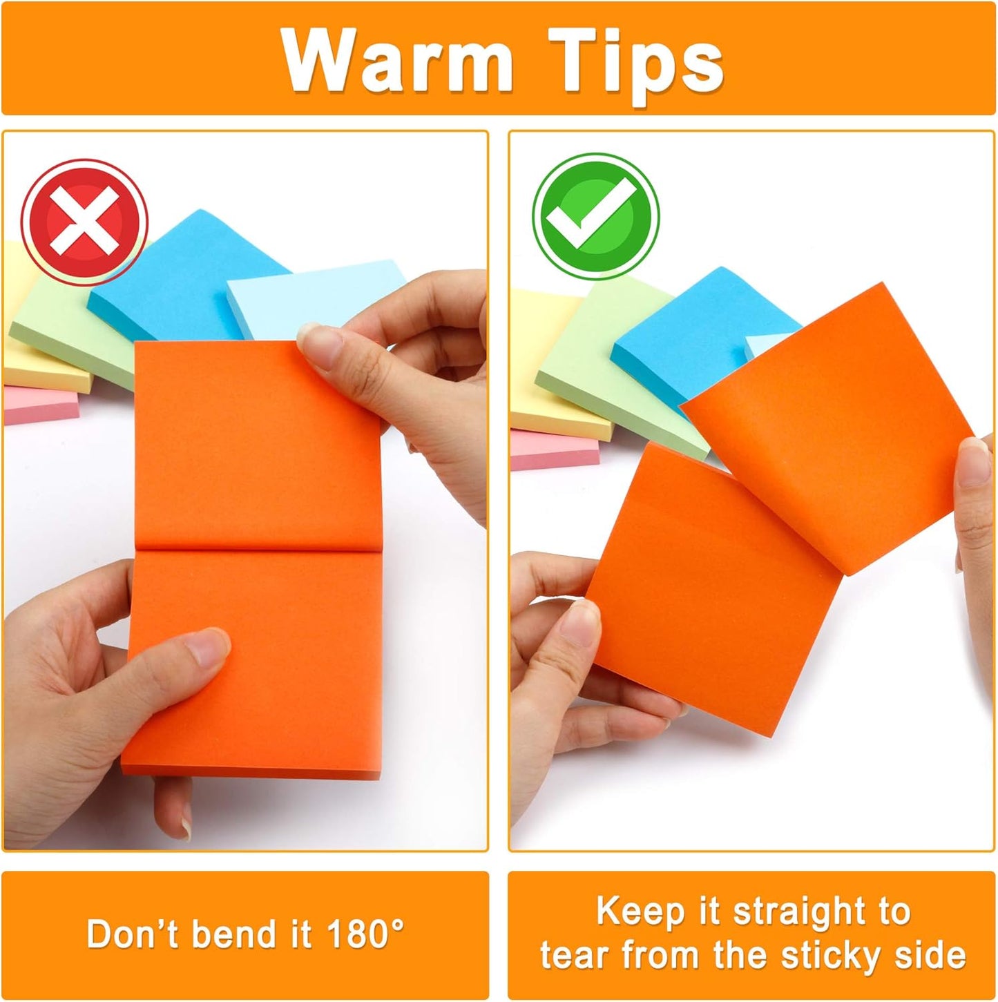 Sticky Notes, Shuttle Art 9 Bright Colors Stickies, 9 Pads 630 Sheets Total, 3x3 Inches Self-Stick Pads for Home, School, Office