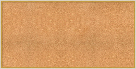 Amanti Art Natural Cork Board for Wall, 29x57 Vision Board with White Frame, Oversize Corkboard Office Decor for Home Organization, Modern Corkboard Pinboard to Display Items for Home Organization in