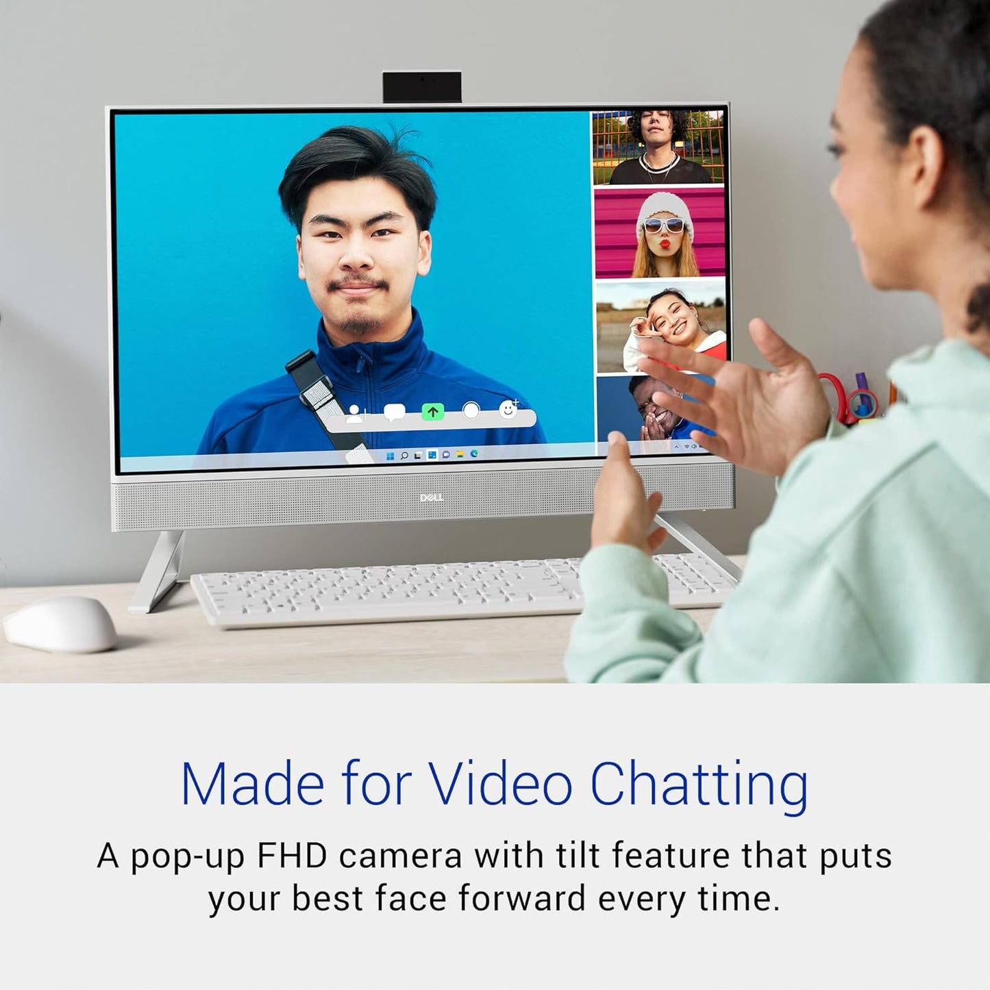 Dell Inspiron 5430 All in One Desktop - 23.8-inch FHD (1920 x 1080) Display, Intel Core 5-120U, 8GB DDR4 RAM, 512GB SSD, Intel Graphics, Windows 11 Home, Onsite & Migrate Service - White