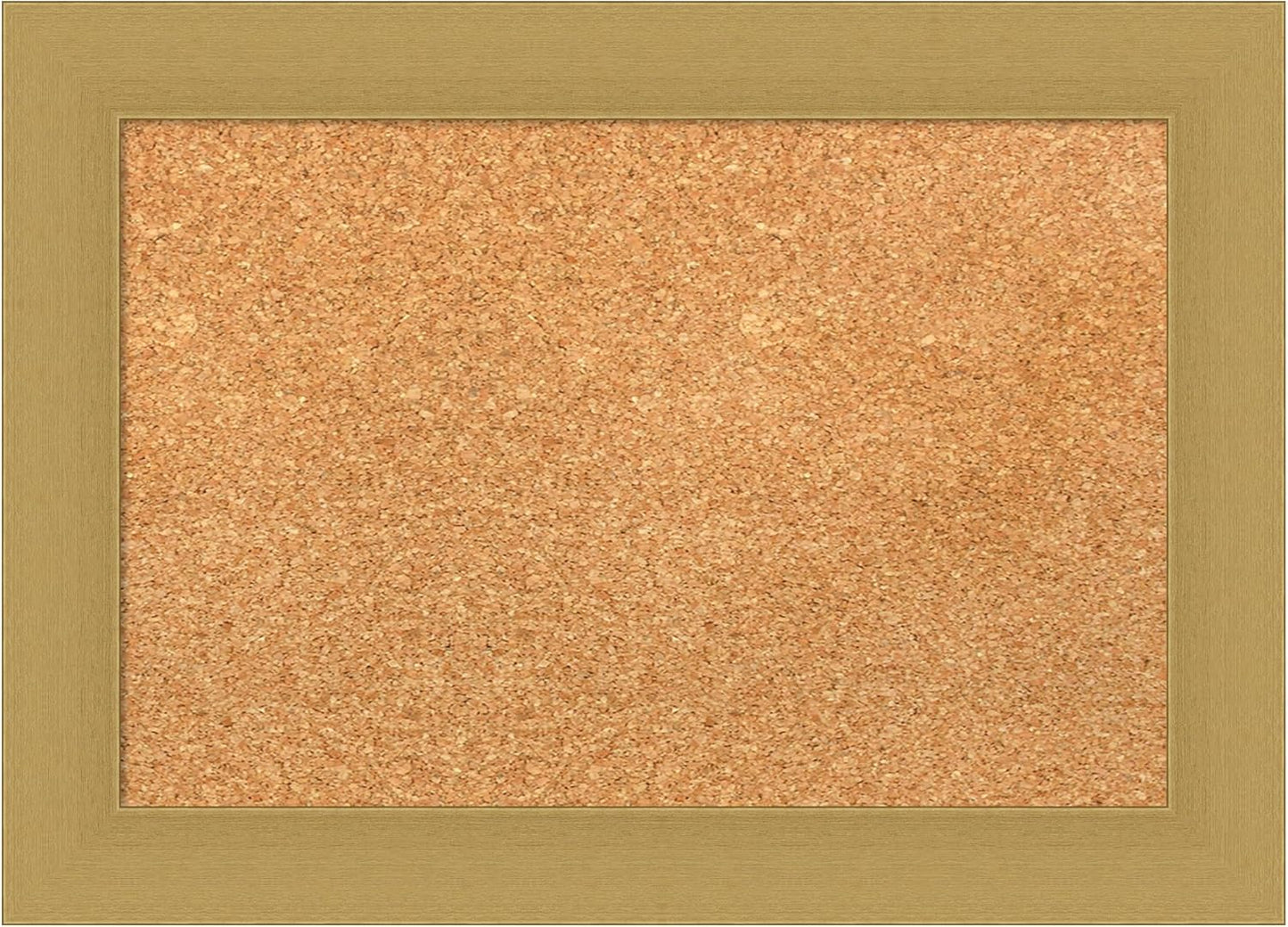 Amanti Art Natural Cork Board for Wall, 16x22 Vision Board with Gold Frame, Small Corkboard Office Decor for Home Organization, Casual Corkboard Pinboard to Display Items for Home Organization in