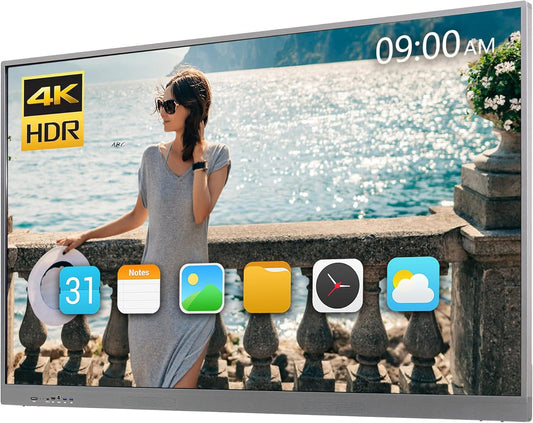 SELFIE CAT 55'' Large Smart Digital Whiteboard for Office Classroom, Interactive Smart Board White Board for Electronic Presentation Meeting, Touchscreen Boards on Classroom Office Video Conference