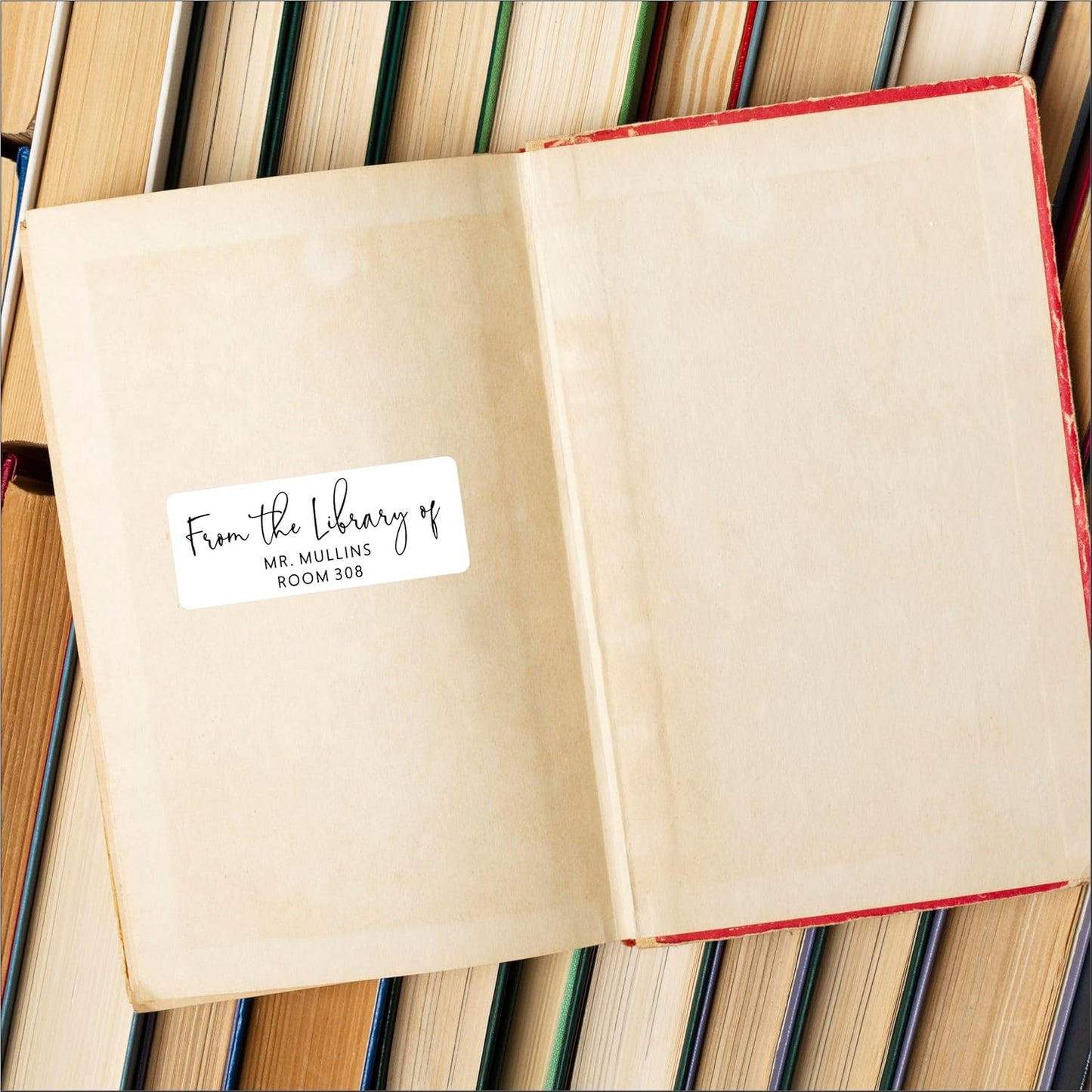 White Address Labels - Personalized Name Stickers, Custom Printed Return Mailing and Shipping Labels for Envelopes, Packages, Business, Home Use (Signature)