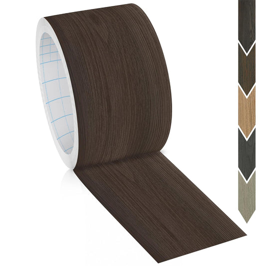 GSCIT Club Wood Grain Repair Tape, 2.4 inch X 250ft Self Adhesive Red Walnut Grain Repair Patch for Tables, Chairs, Baseboards, Doors, Windows, Floors, Handicraft DIY.
