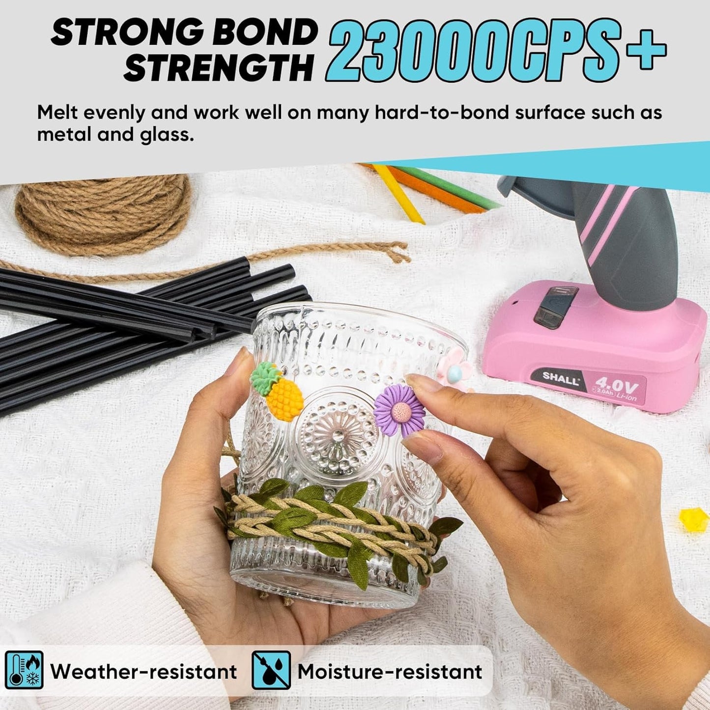 SHALL Mini Hot Glue Sticks, 0.27” Dia x 8” Long, 100 Pack Black Glue Gun Sticks for All-Temp Mini Glue Guns, Hot Melt Adhesive Glue Sticks Multipurpose for DIY Craft Sealing Repair Festival Decoration